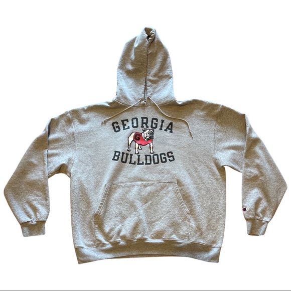 Champion | Shirts | Mens Champion Gray Georgia Bulldogs Hoodie Sweatshirt  Xxl | Poshmark